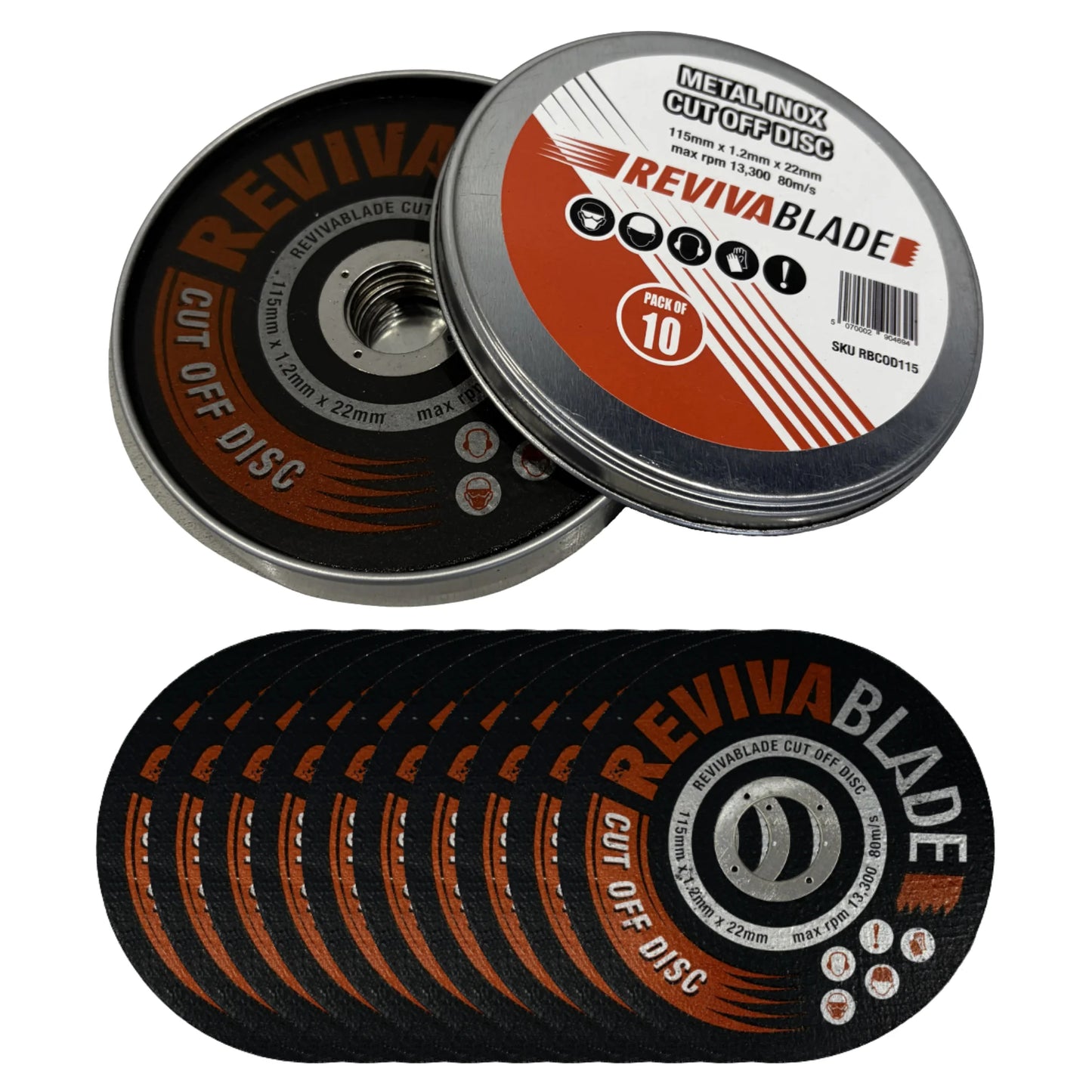 Revivablade 115mm Cutting Discs 10 Pack