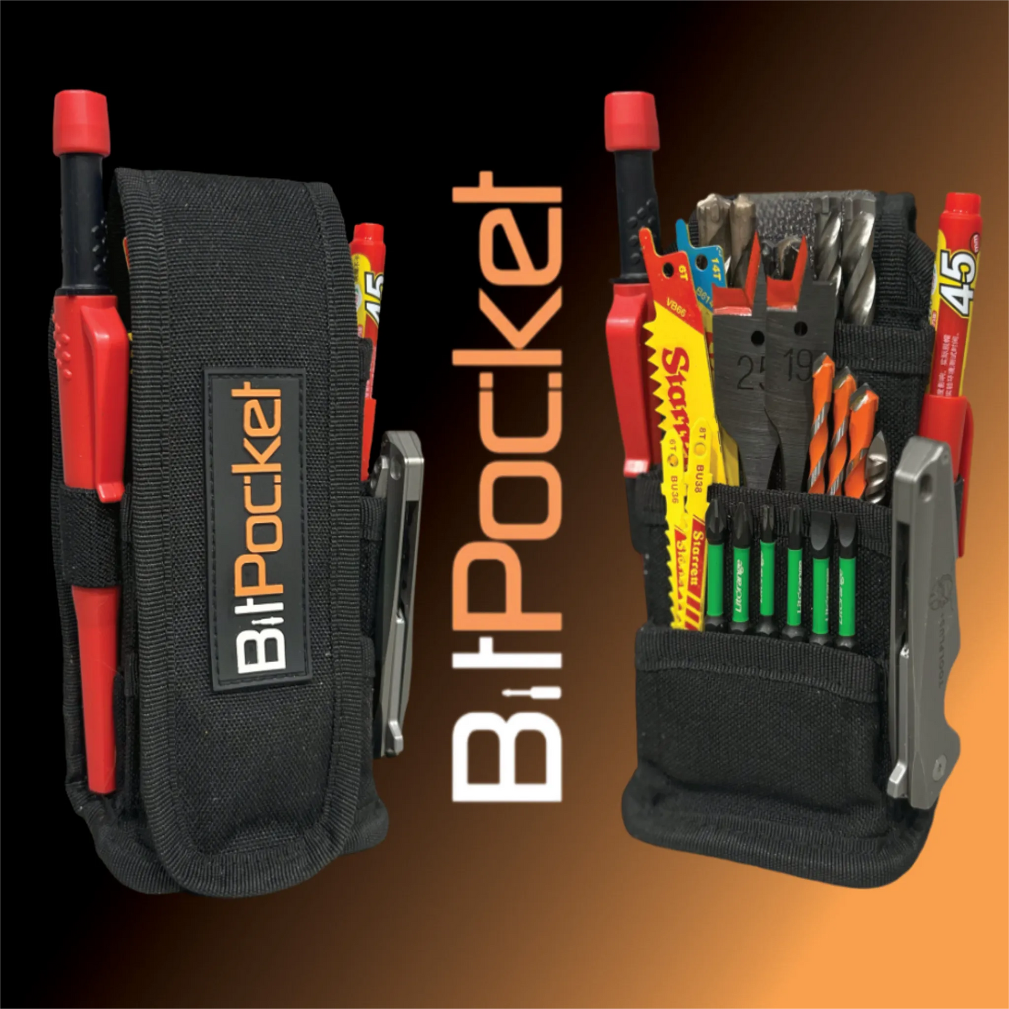 Bitpocket tool storage pouch
