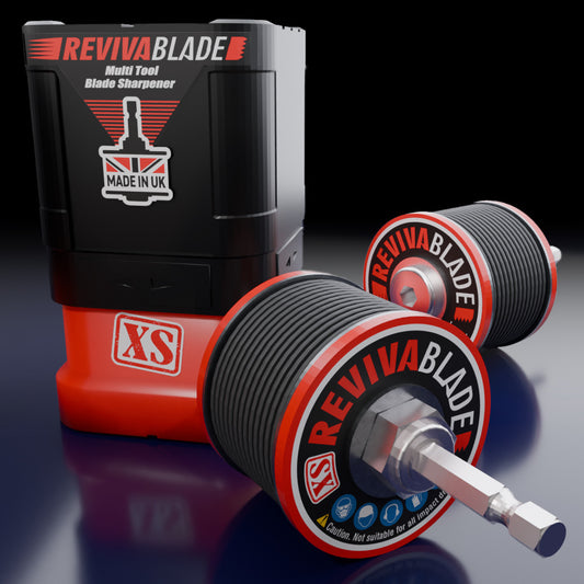 Revivablade® XS Compact Multi-Tool Blade Sharpener with Hex Arbor!