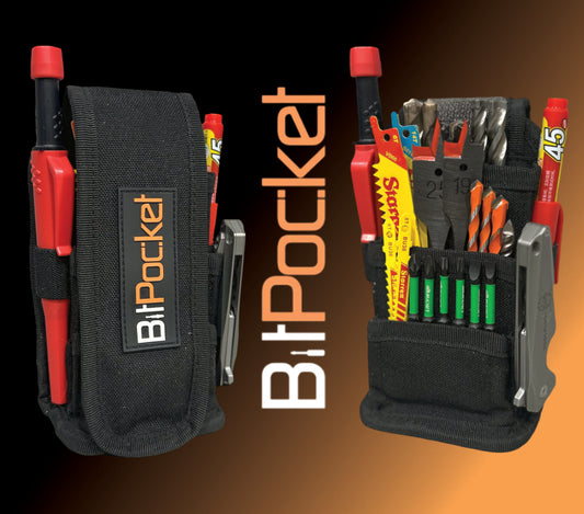NEW.. Bit Pocket Clip! The Ultimate All In One Bit Storage Solution For Trades & DIY.