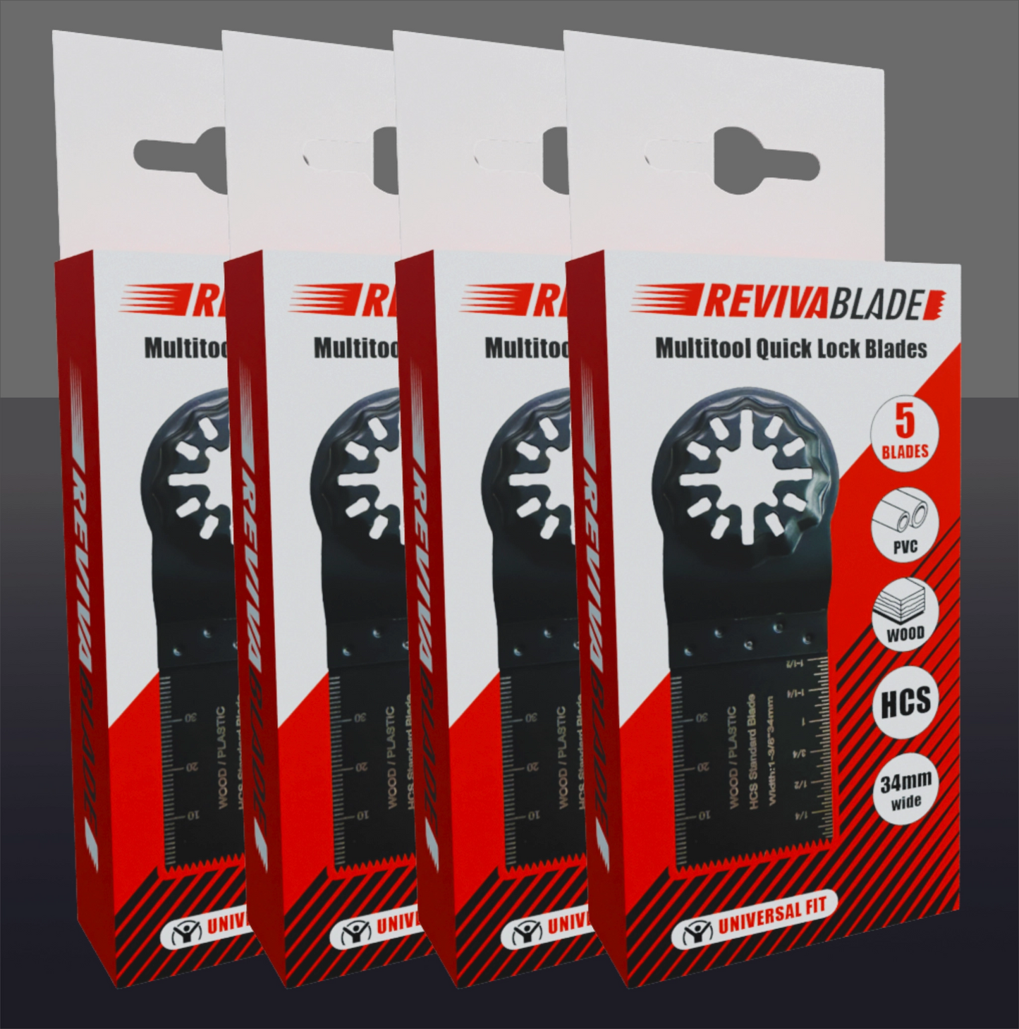 Revivablade Multitool Blades 4 x 5 Pack