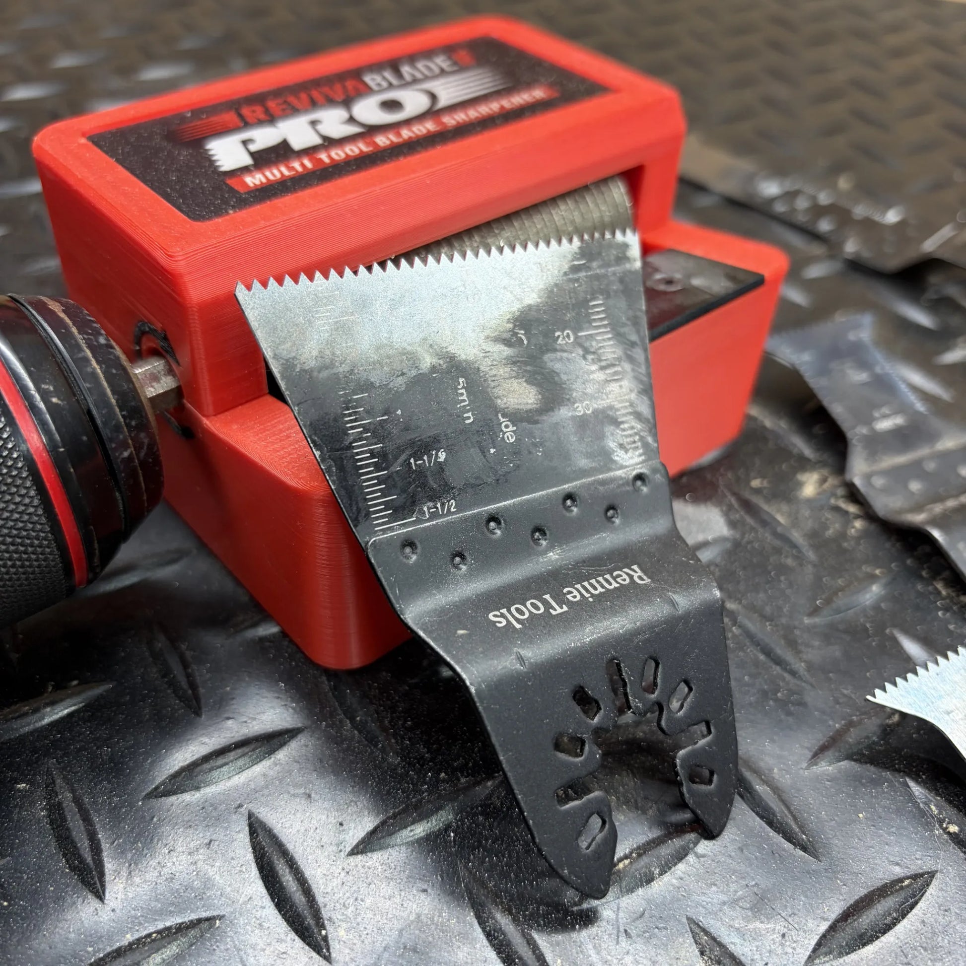 Multi-Tool Blade Sharpener | Revivablade Pro (Drill Powered ...