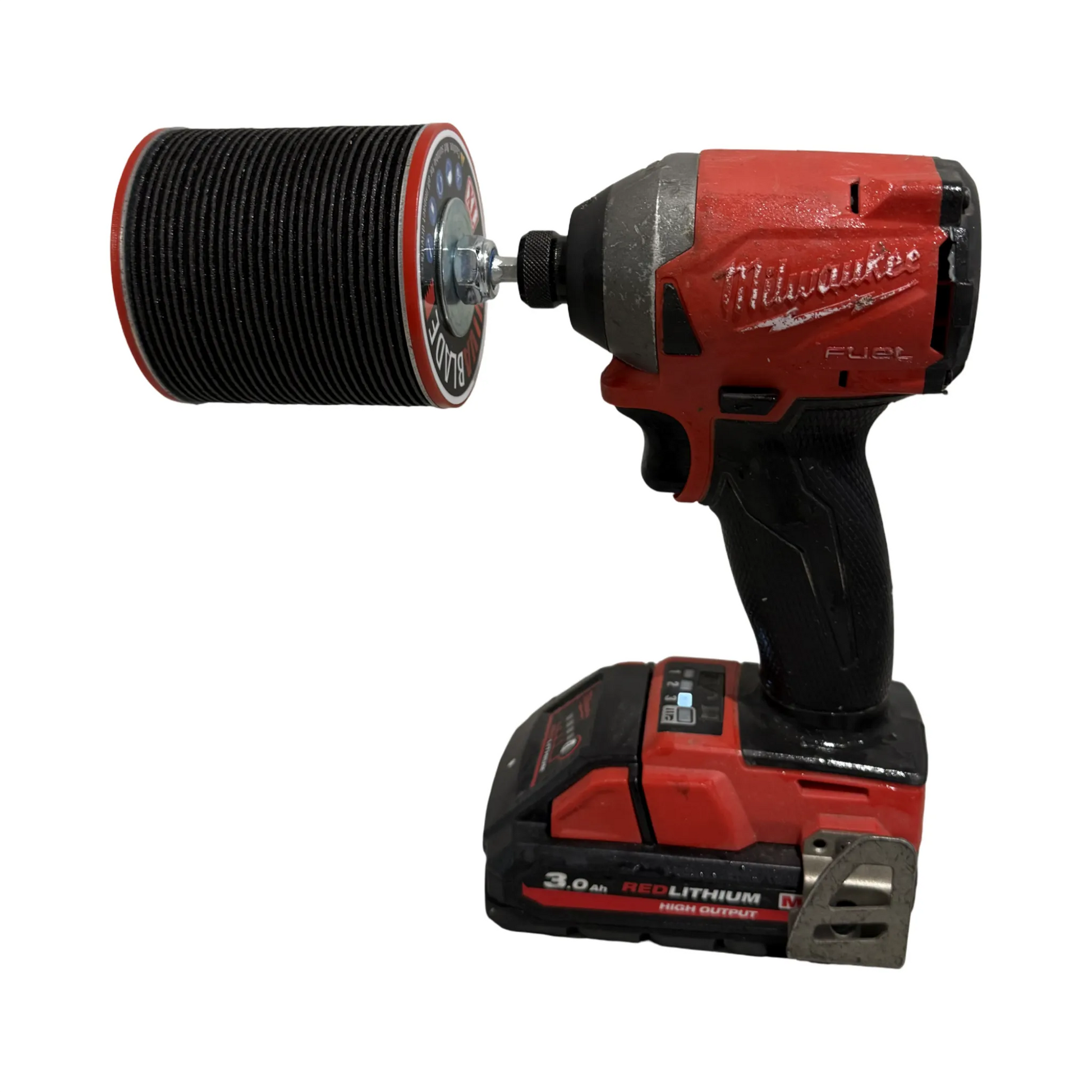  Milwaukee cordless m18 impact driver with Revivablade XL