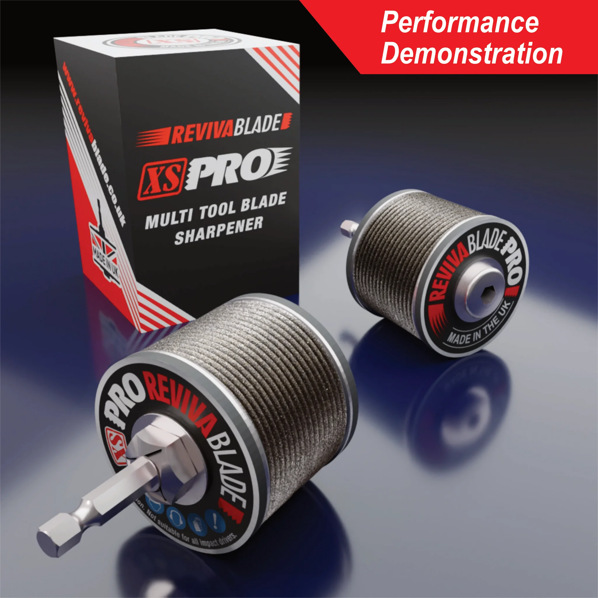 Video demonstration of Revivablade XS Pro sharpening a blade